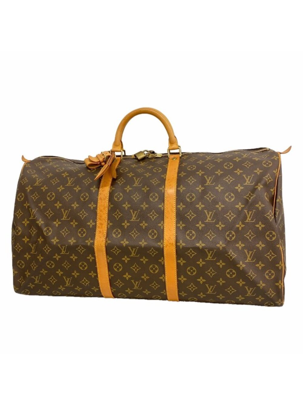 Louis Vuitton Boston Bag Monogram Keepall 60 Brown